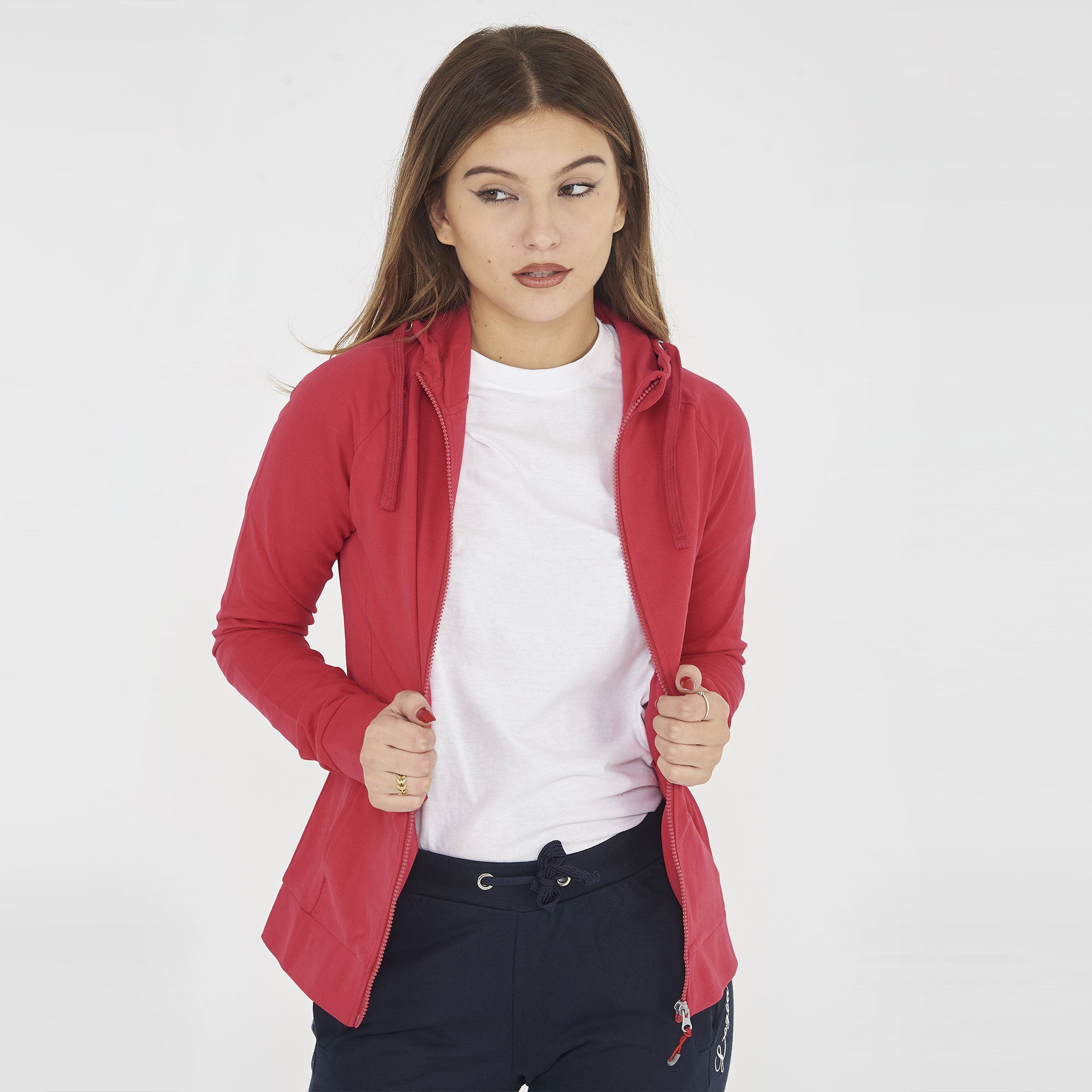 legea-dair-giacca-sportiva-donna-con-zip-e-cappuccio-rosa-scuro-s image 6