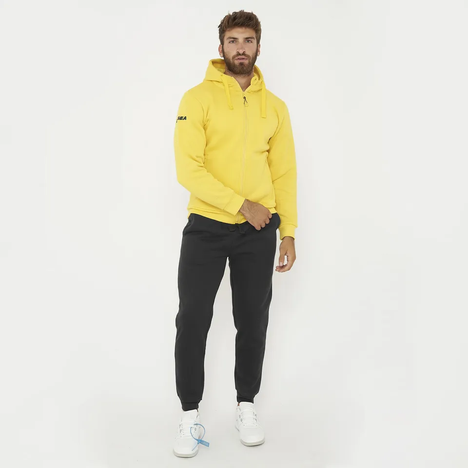 legea-sarajevo-sofia-tuta-completa-felpata-con-zip-giallo-nero image 1