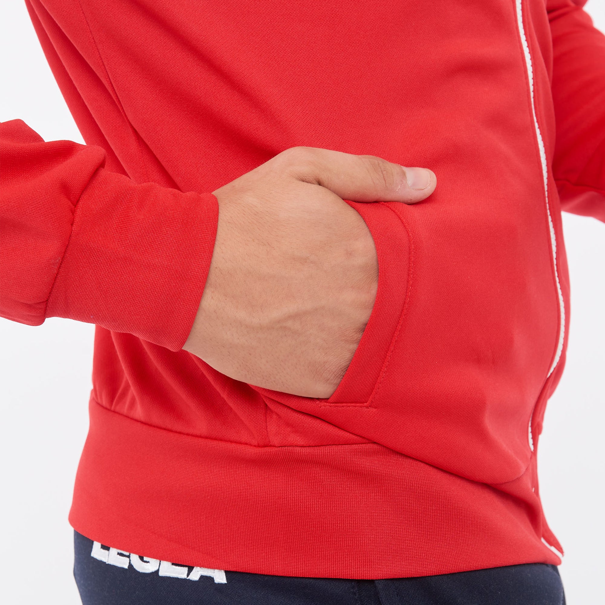 legea-alabama-giacca-con-zip-intera-rosso-l image 7