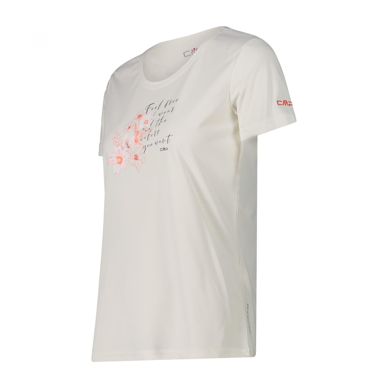 cmp-39t5676p-t-shirt-dry-function-girocollo-donna-con-logo image 3