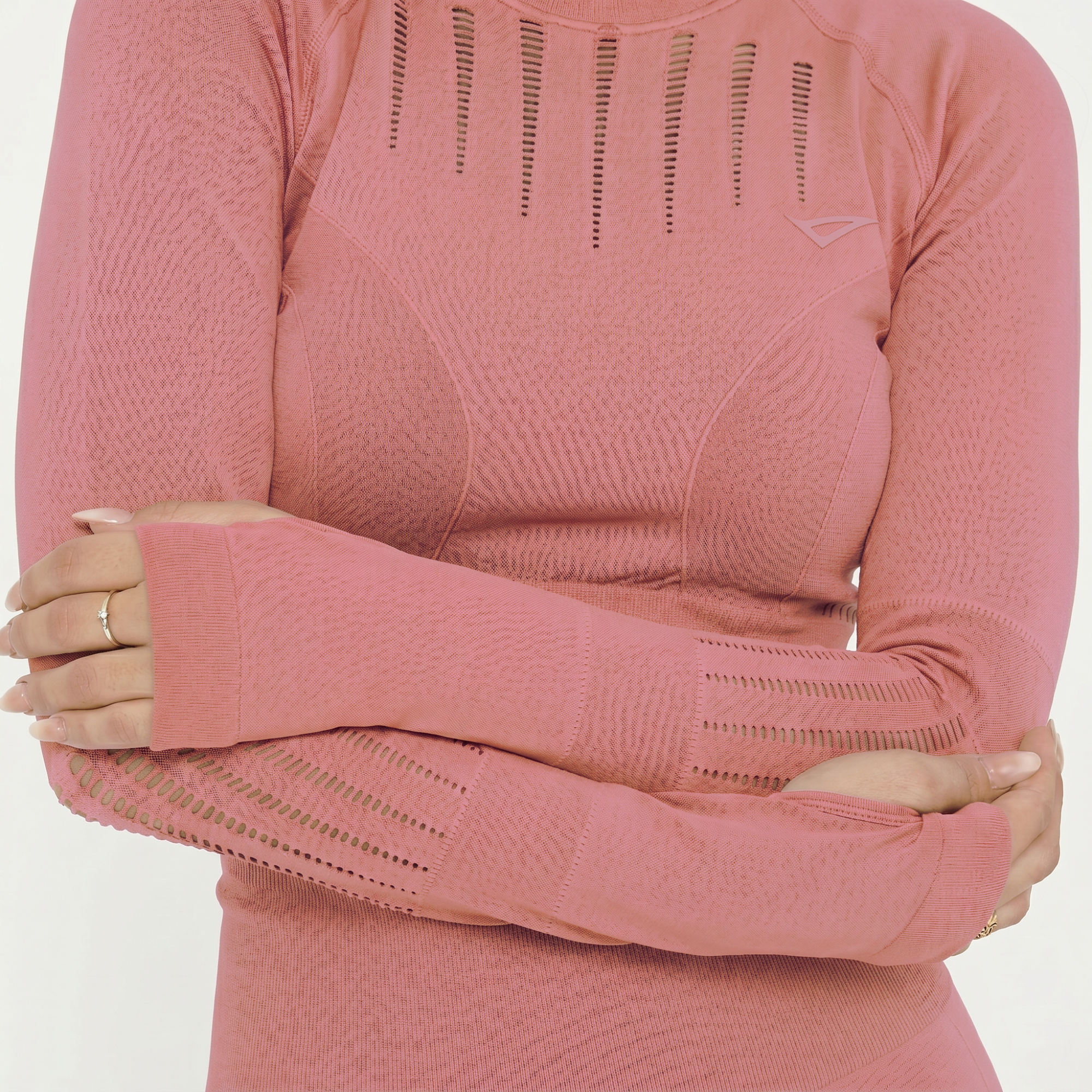 legea-maglia-fitness-rue-manica-lunga-con-thumbhole-rosa-scuro-s image 4