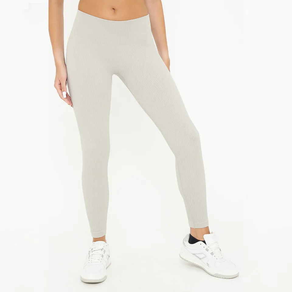 legea-burner-leggings-fitness-donna-push-up-grigio-chiaro-xl image 1