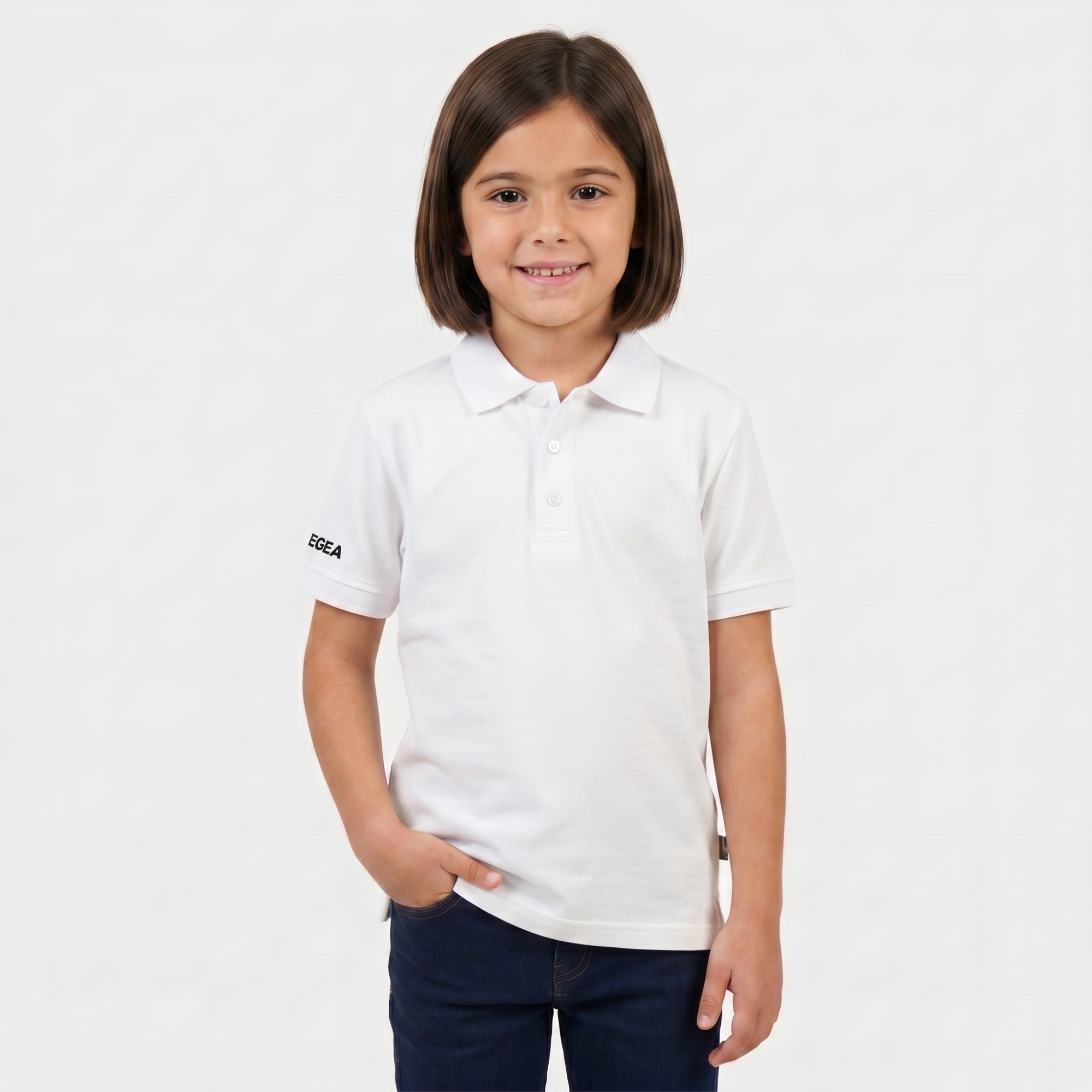 legea-ariete-polo-cotone-bambini-e-ragazzi-bianco-4xs image 1