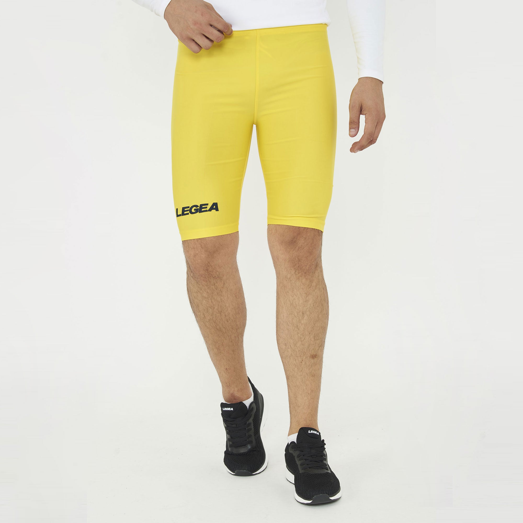 legea-corsa-pantaloncini-termici-da-allenamento-giallo-m image 1