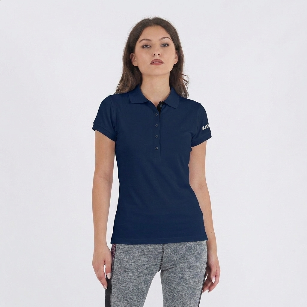 legea-sud-silver-polo-donna-mezze-maniche-blu-xs image 1