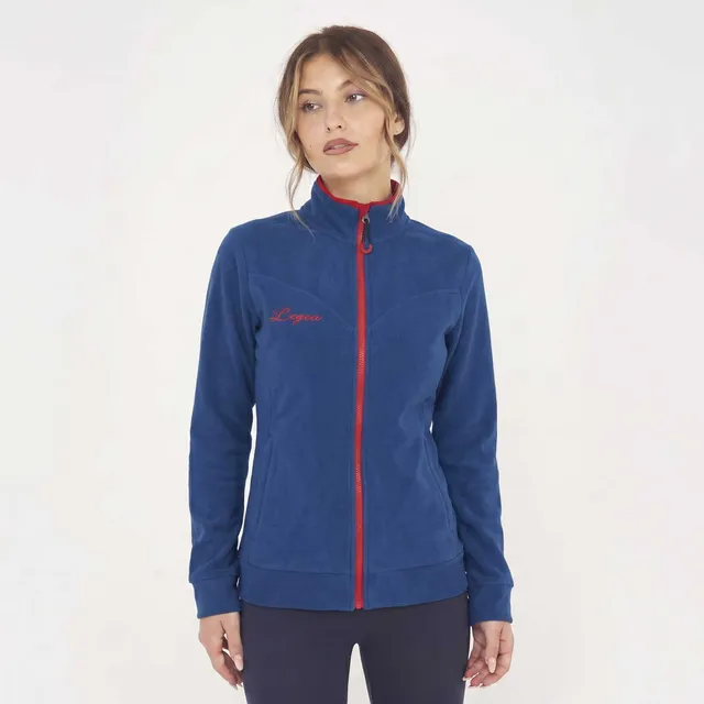 legea-mayte-felpa-da-donna-con-zip-bluette-s image 1