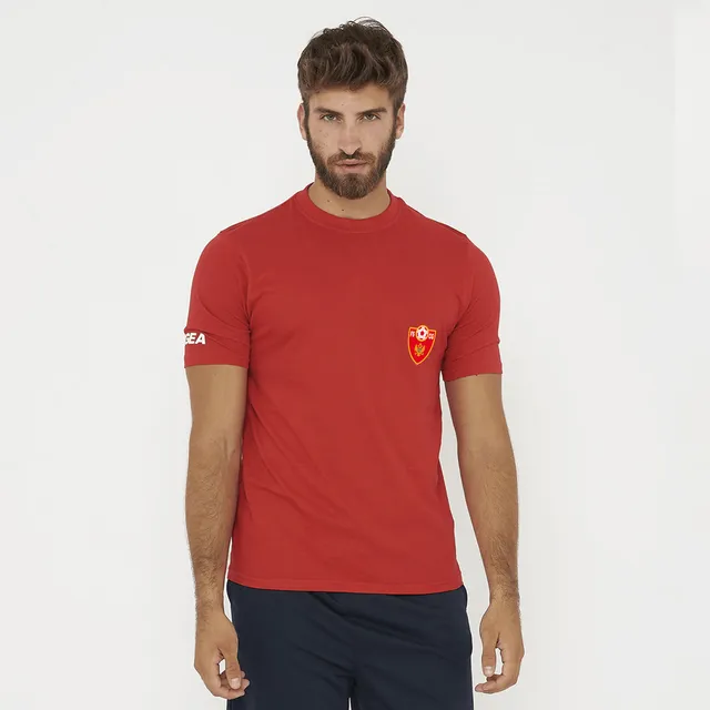 legea-aria-t-shirt-cotone-montenegro-rossa image 1