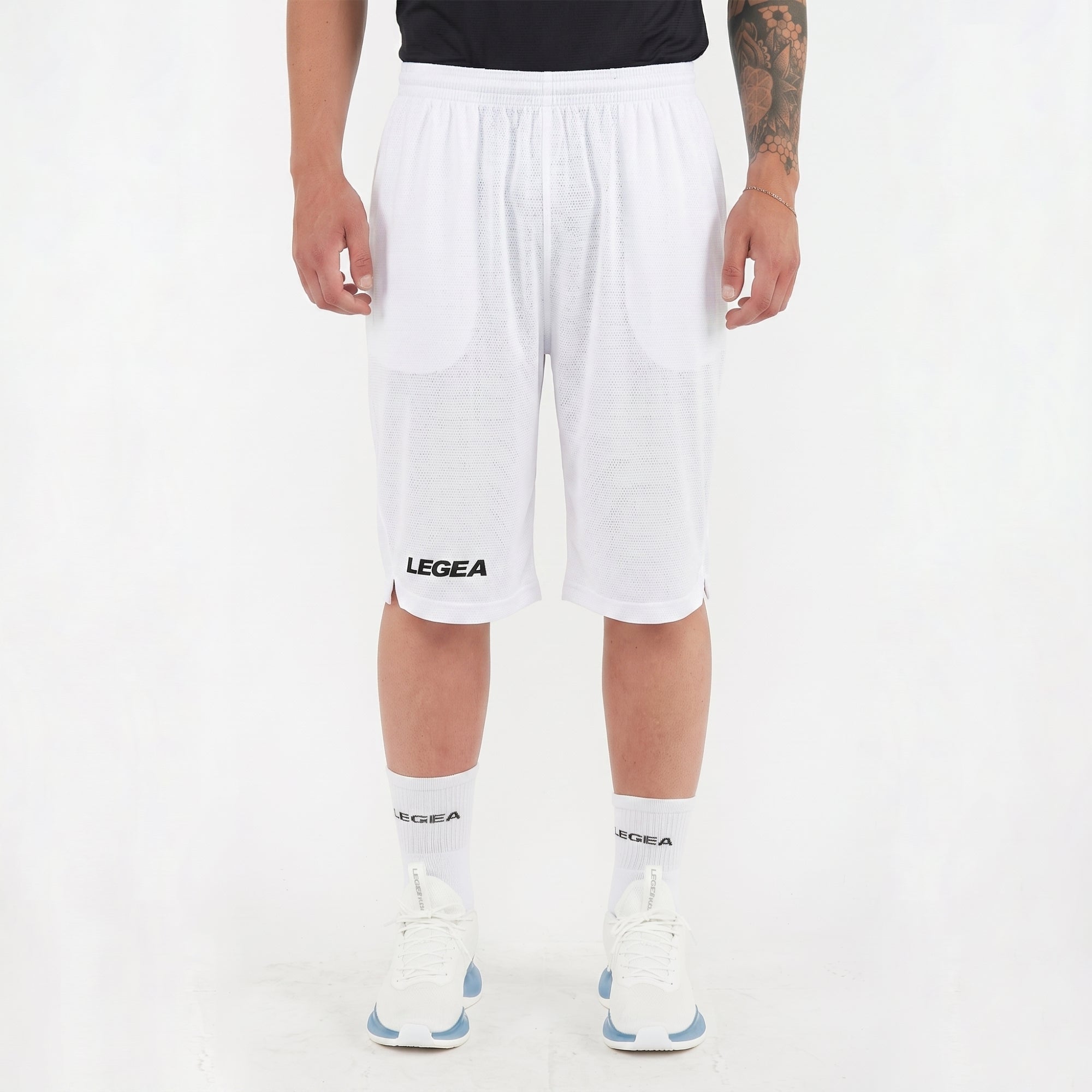 legea-cleveland-pantaloncini-allenamento-bianco-2xl image 1