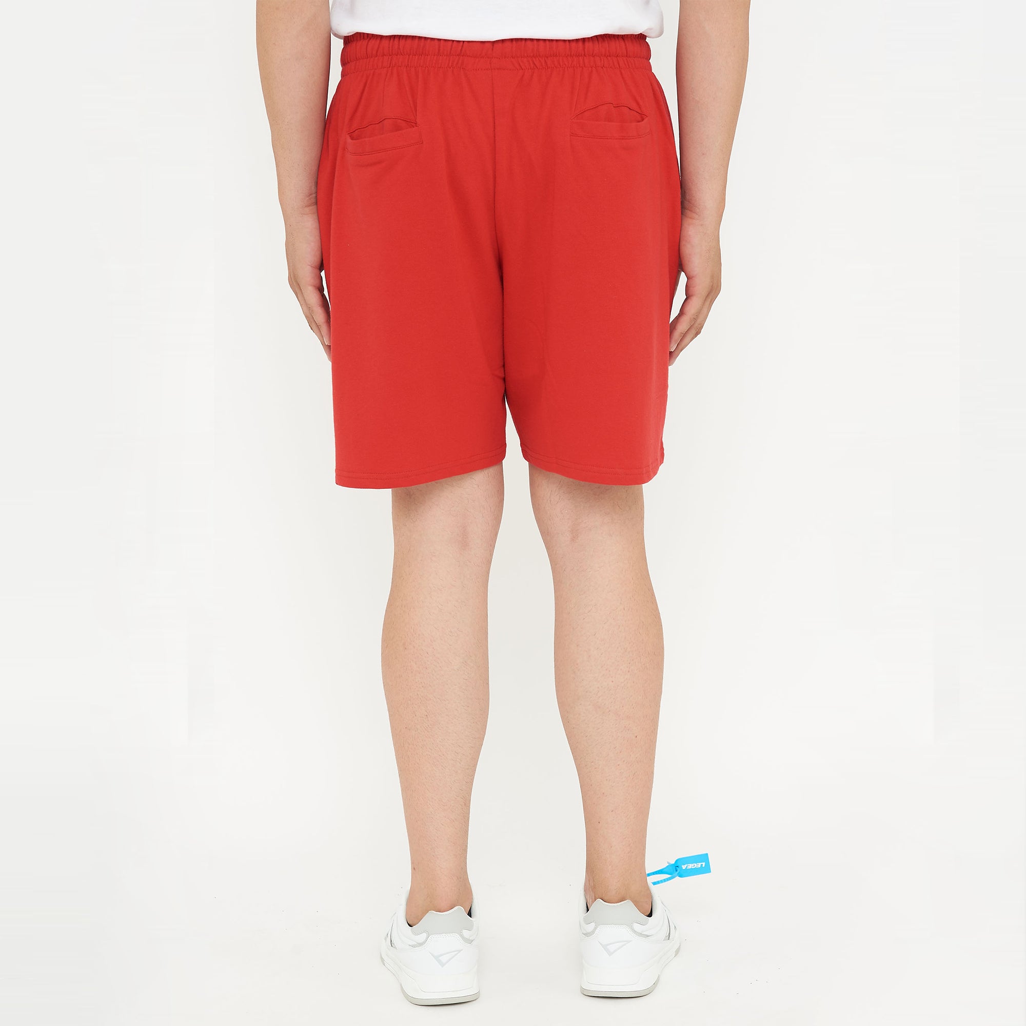 legea-f7-pantaloncini-in-french-terry-rosso-l image 3