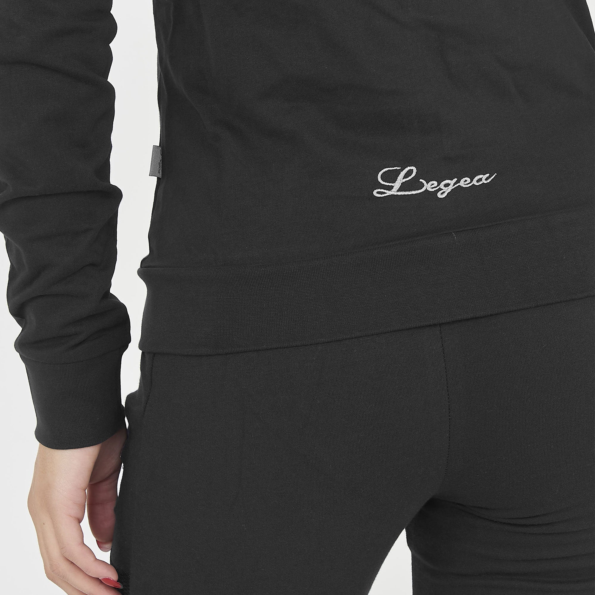 legea-dair-giacca-sportiva-donna-con-cappuccio-nero-2xl image 4