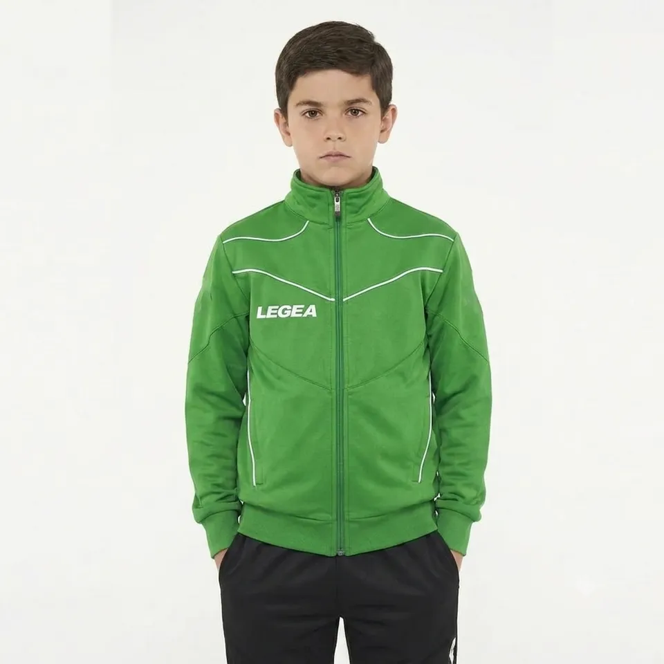 legea-texas-junior-giacca-sportiva-zip-verde-xs image 1