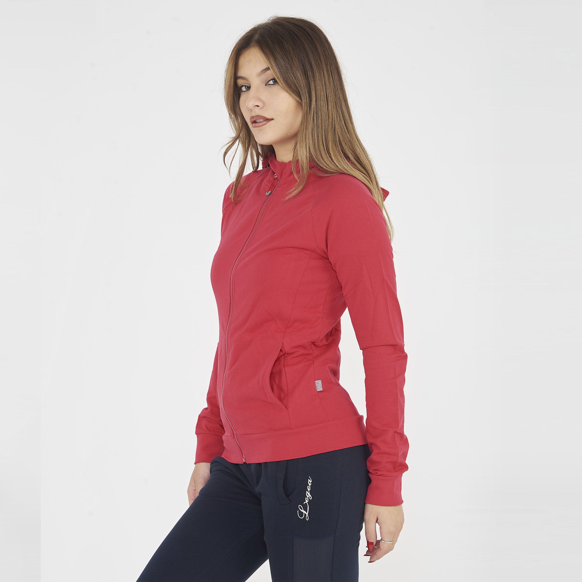 legea-dair-giacca-sportiva-leggera-con-zip-e-cappuccio-rosa-scuro-xl image 5