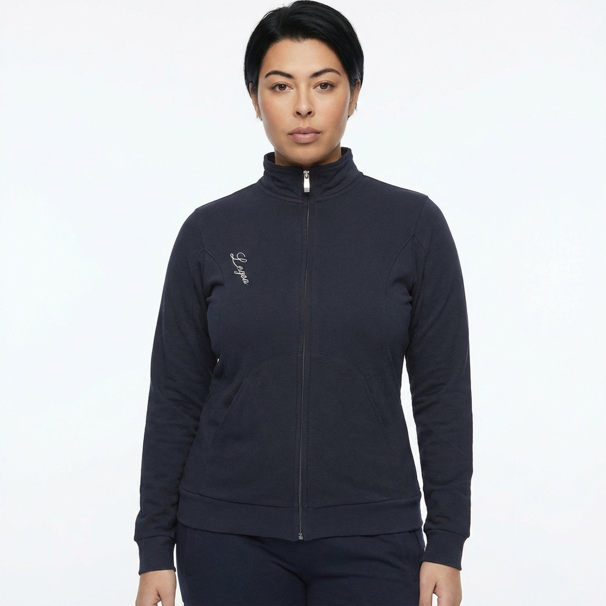 legea-karida-felpa-mezza-zip-oversize-cotone-elasticizzato image 4