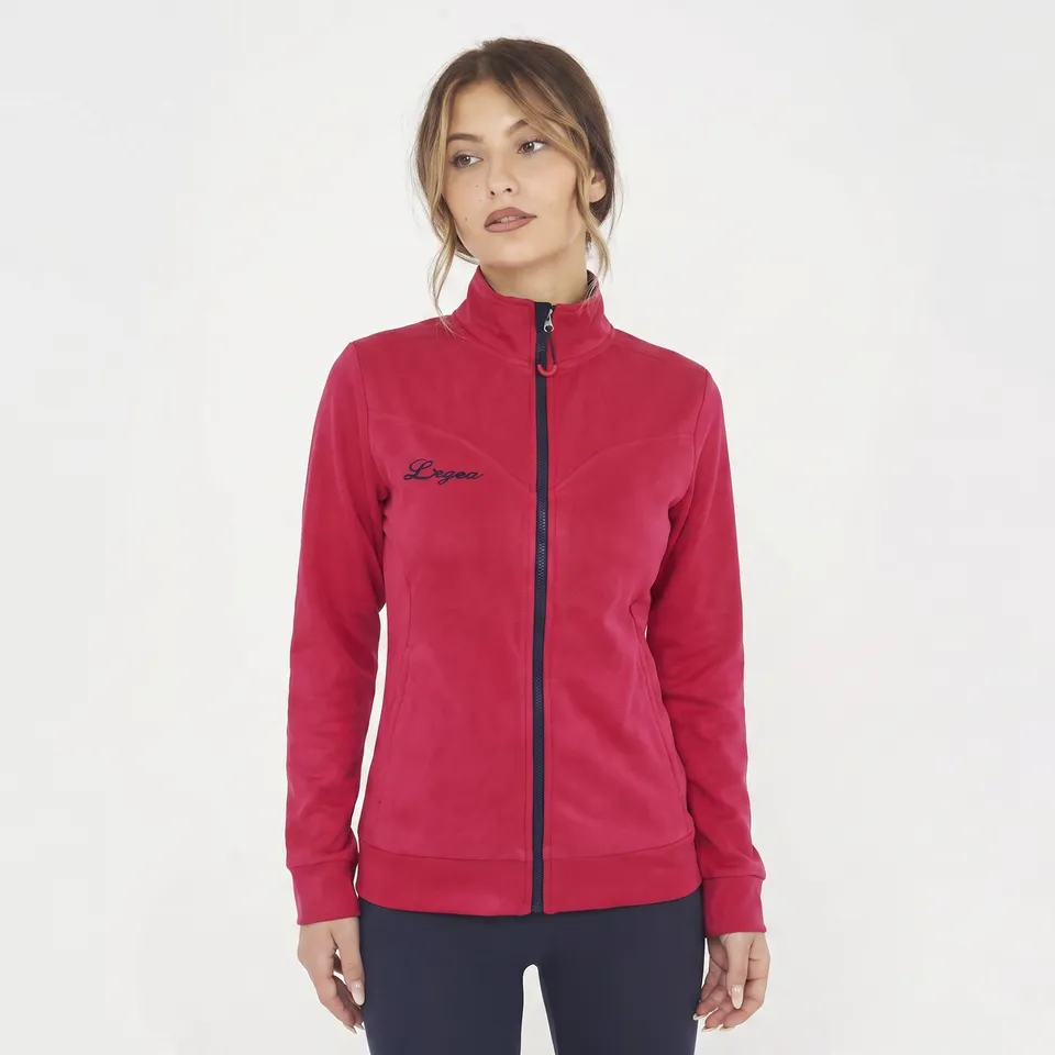 legea-mayte-felpa-donna-con-zip-amarena-xl image 1
