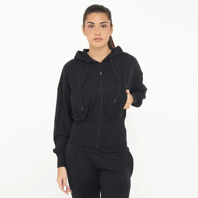 legea-trixy-giacca-crop-con-zip-e-cappuccio-nero-l image 1