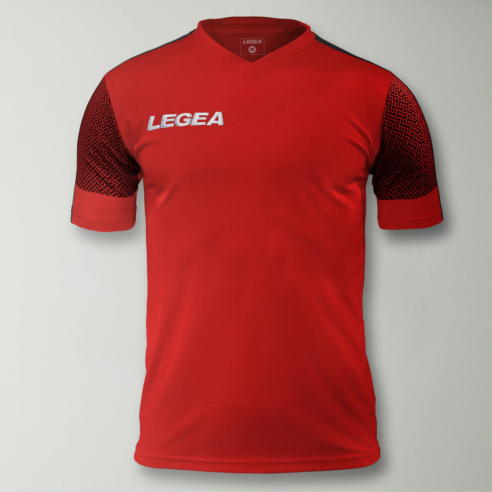 legea-maglia-calcio-praga-manica-corta-rosso-grigio-scuro-xl image 1