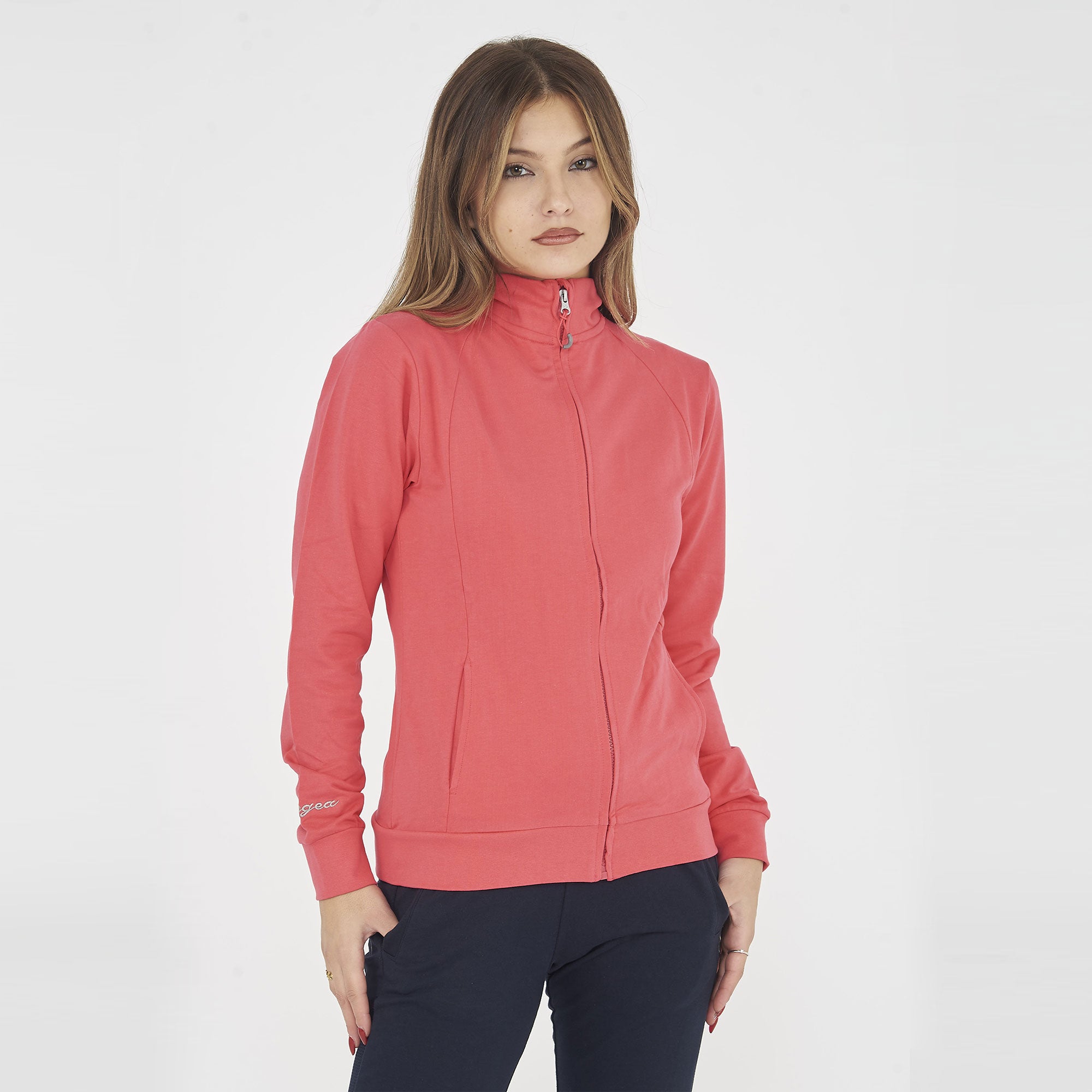 legea-giacca-sportiva-leggera-ridaka-con-zip-amarena-xl image 1