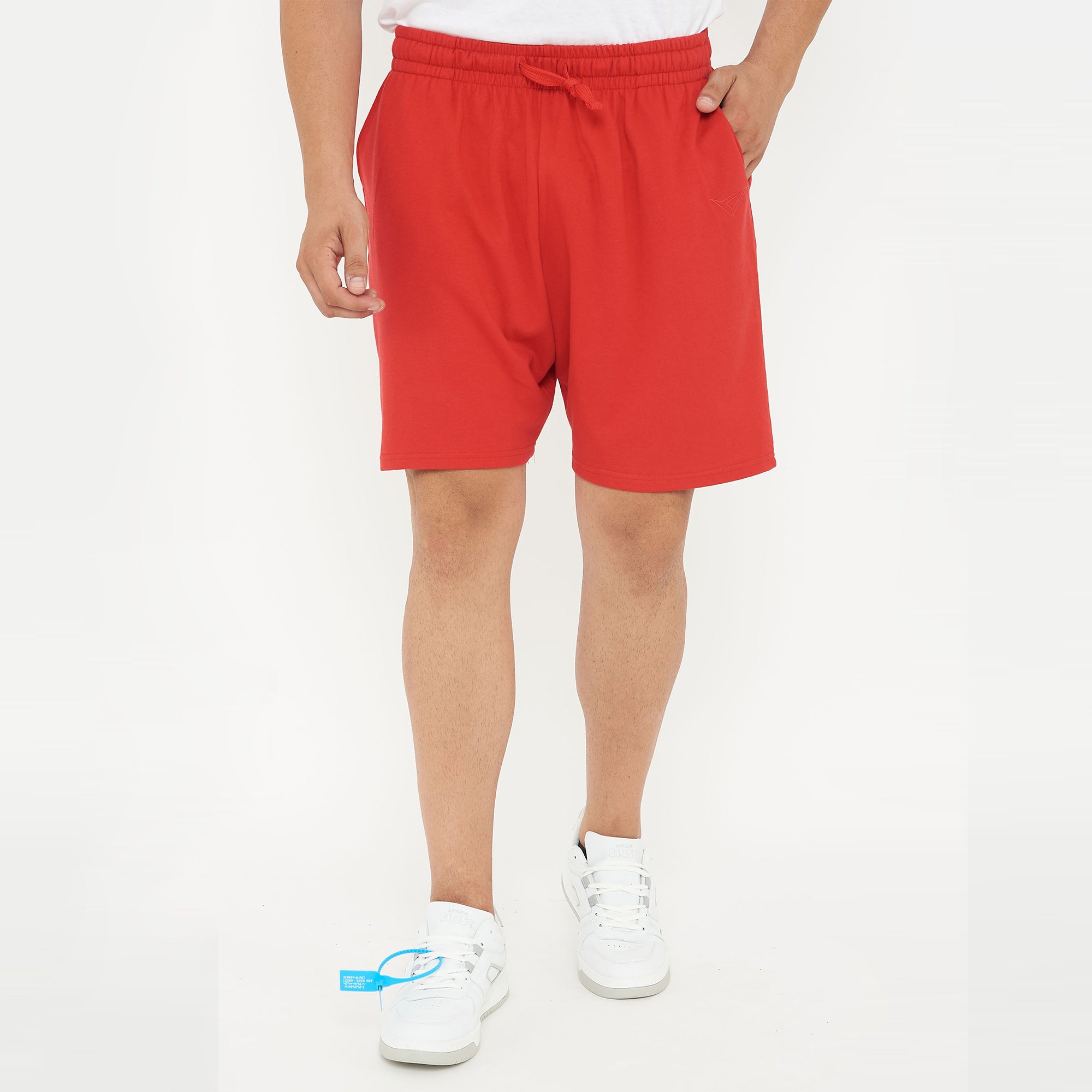 legea-f7-pantaloncini-in-french-terry-rosso-l image 1