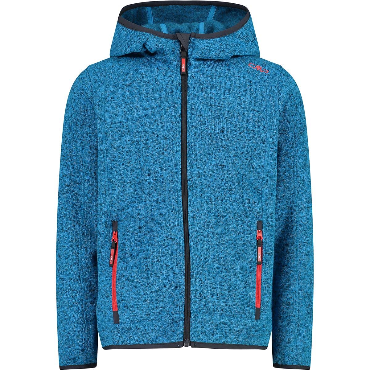 cmp-knit-tech-m-lange-felpa-pile-con-cappuccio-bambini-e-ragazzi image 4