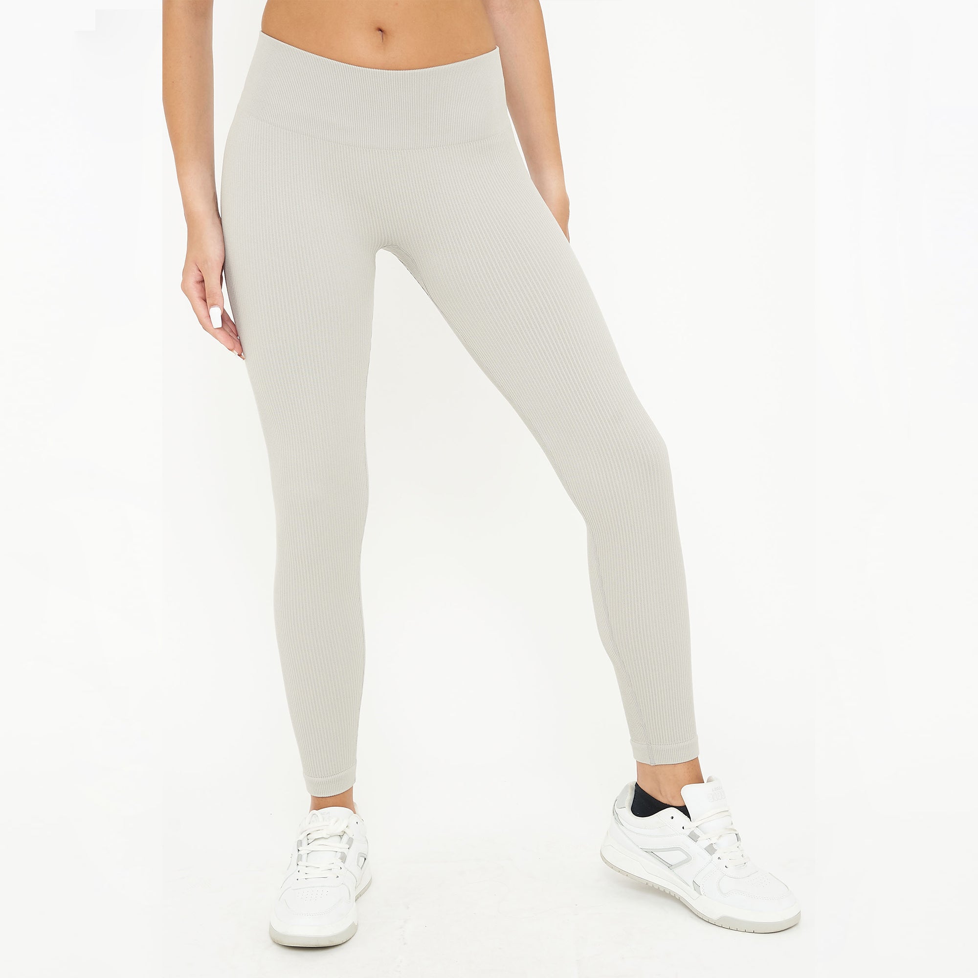 legea-imala-burner-completino-da-allenamento-donna-grigio-chiaro image 6