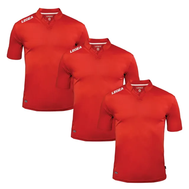 legea-ajaccio-set-3-pezzi-maglie-da-calcio-rosso-xs image 1