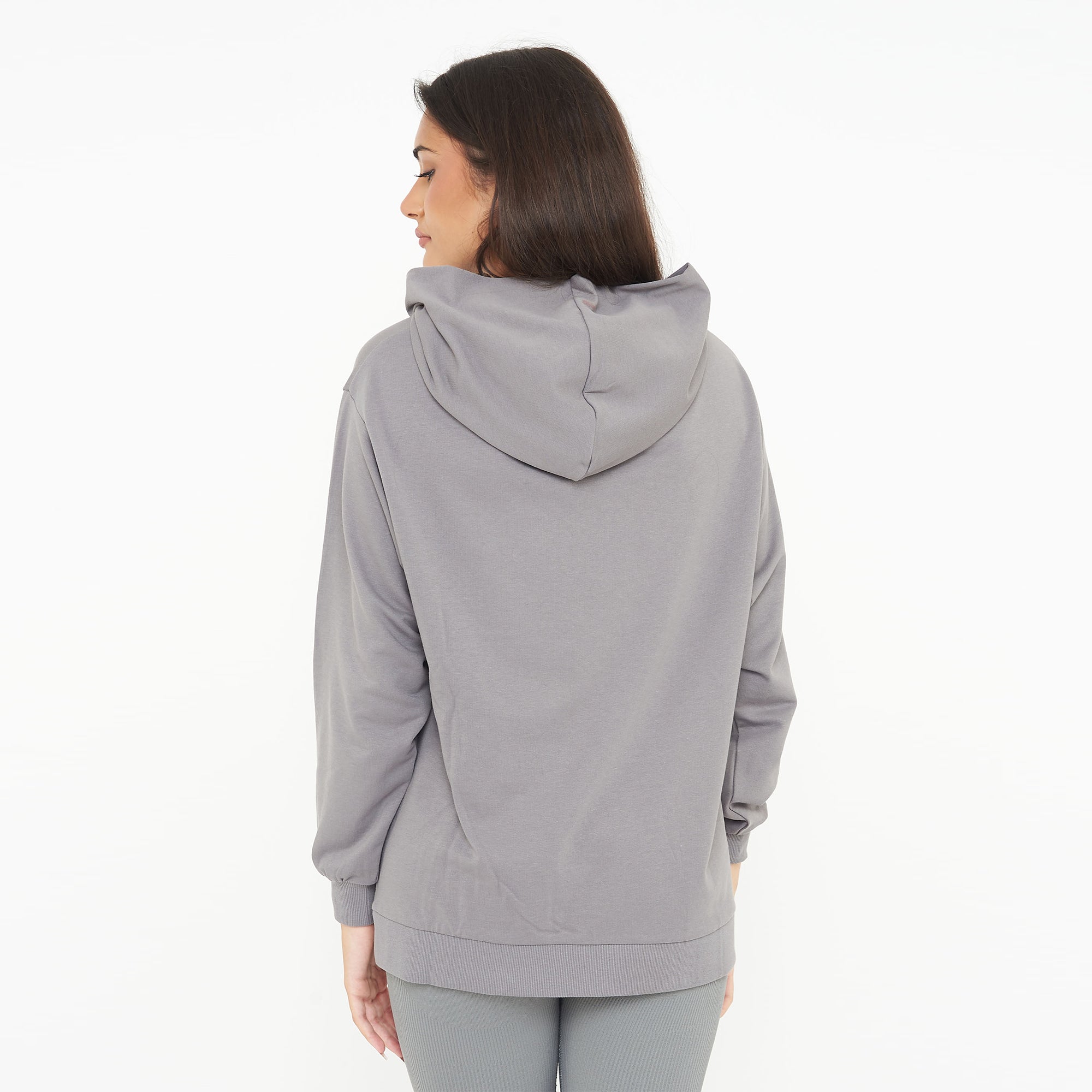 legea-felpa-con-cappuccio-in-cotone-f-loosy-grigio-scuro-s image 2