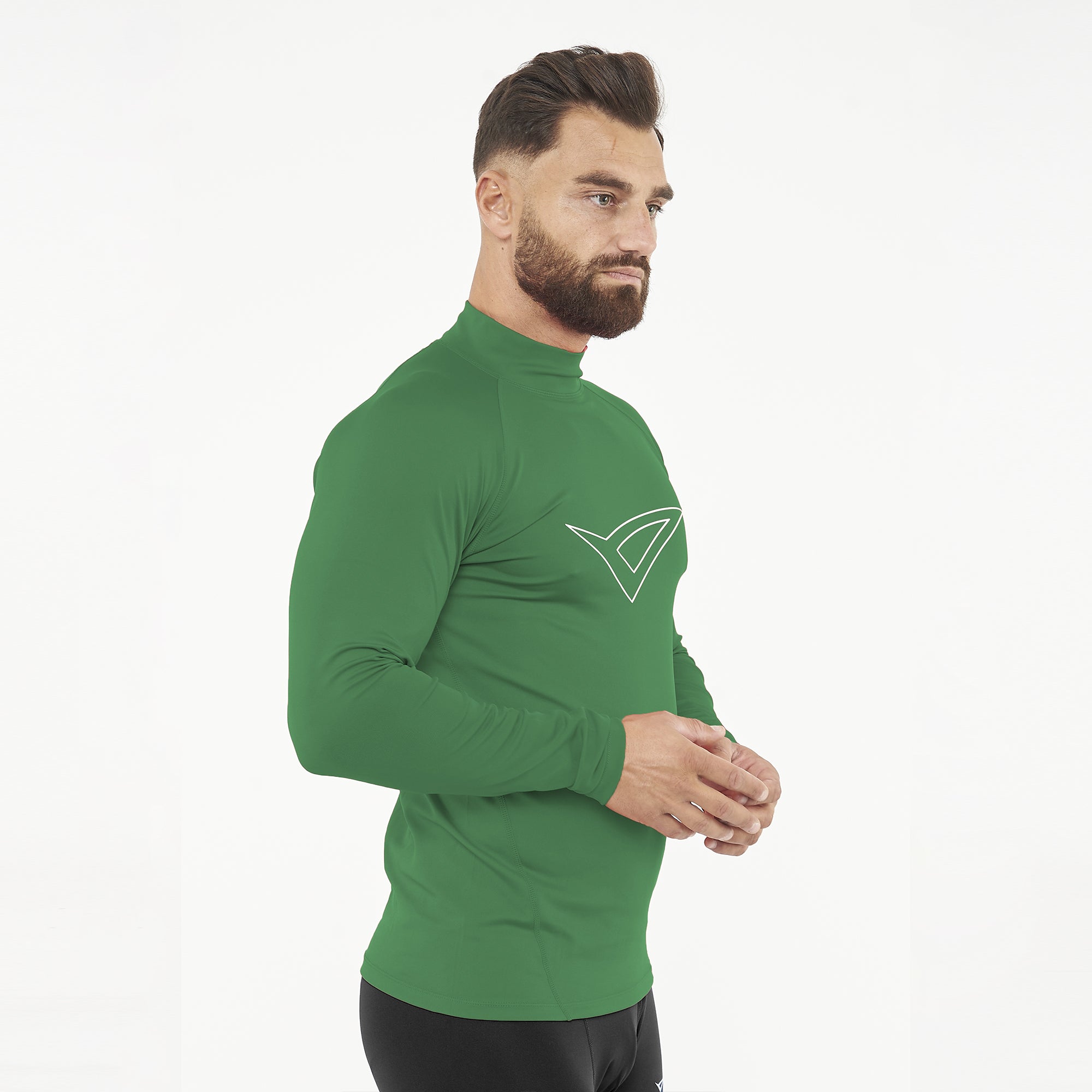 legea-ironboy-long-maglia-termica-allenamento-verde-3xs-2xs image 2