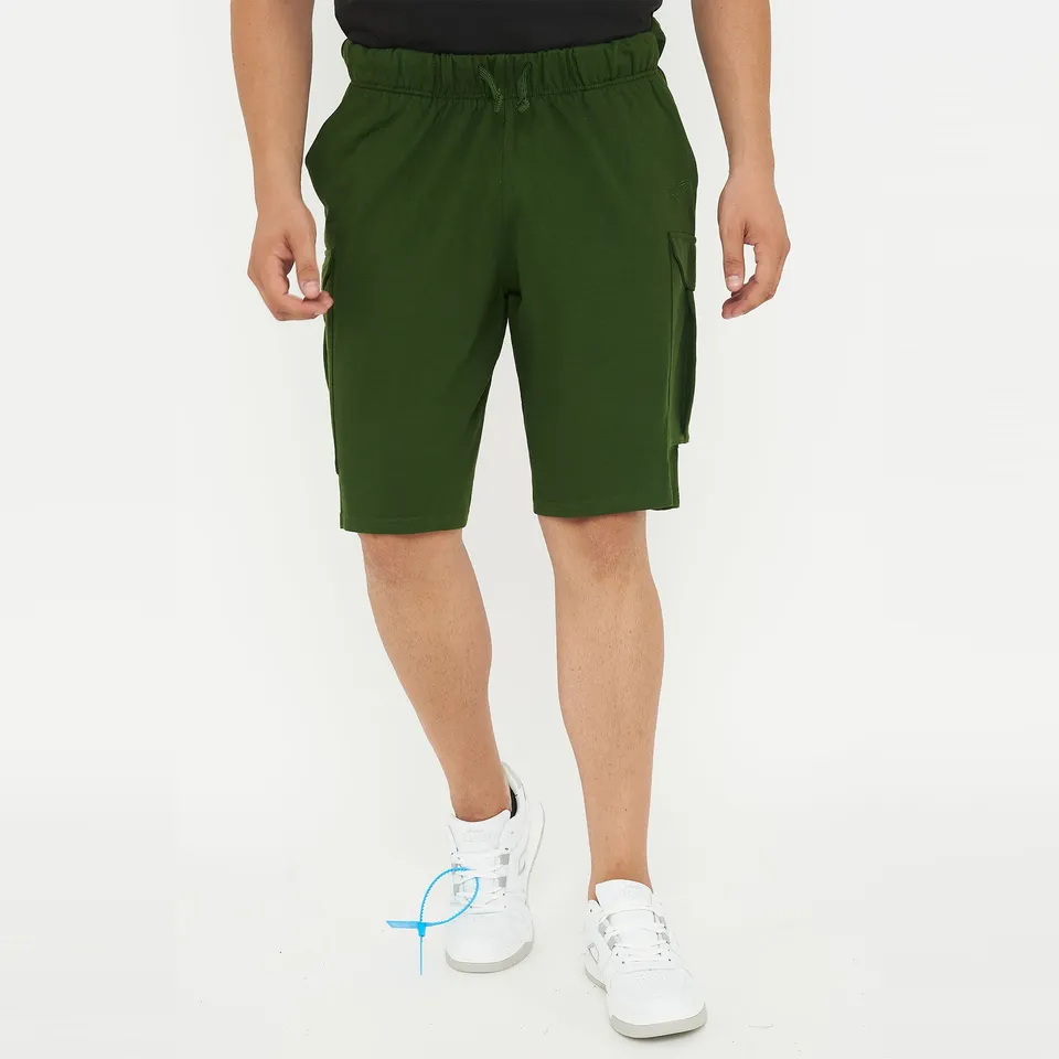 legea-pantaloncini-cargo-f9-in-french-terry-verde-militare-m image 1