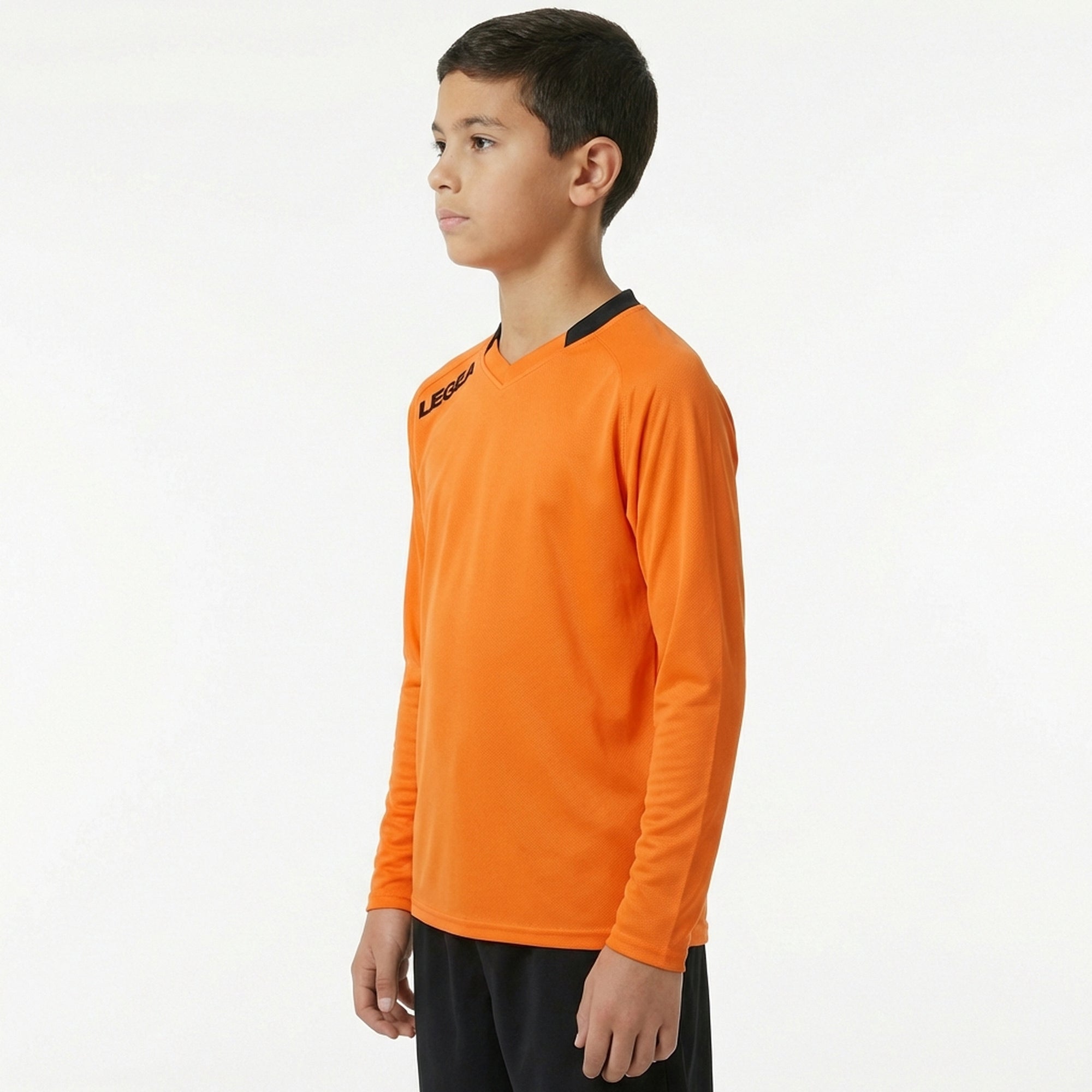legea-monaco-ml-maglia-calcio-manica-lunga-arancio-nero-3xs image 3