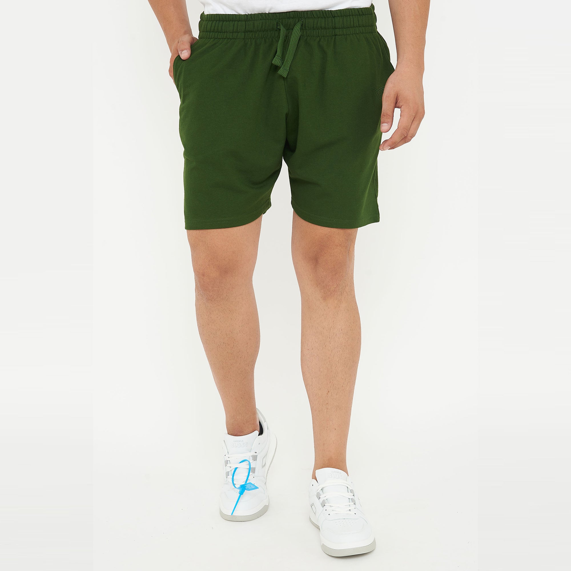 legea-f7-pantaloncini-french-terry-9-verde-militare-m image 1