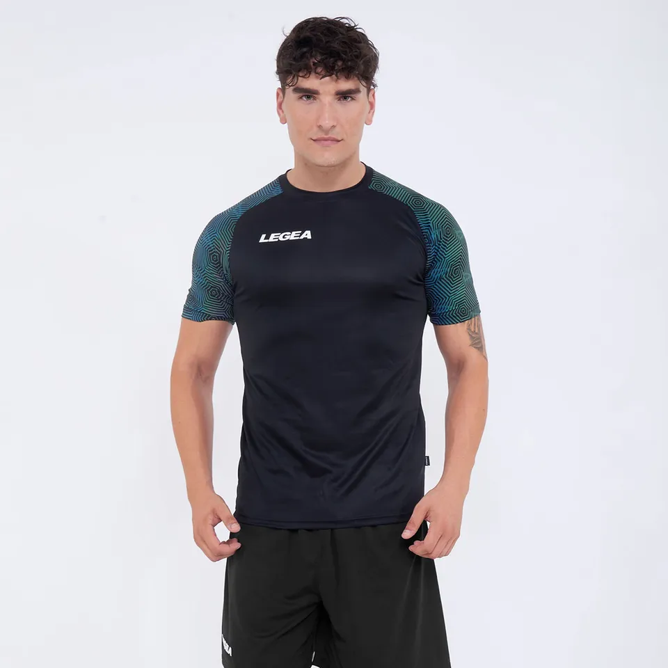 legea-giacarta-maglia-running-nero-verde-tiffany-s image 1