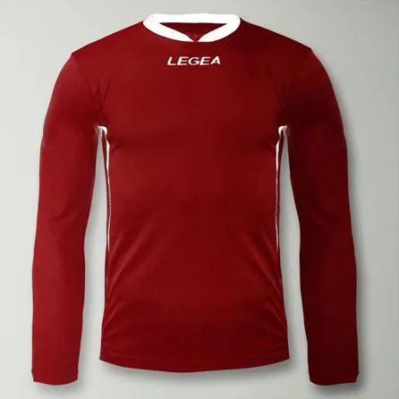 legea-dusseldorf-maglia-calcio-ml-con-zip-granata-bianco-l image 1