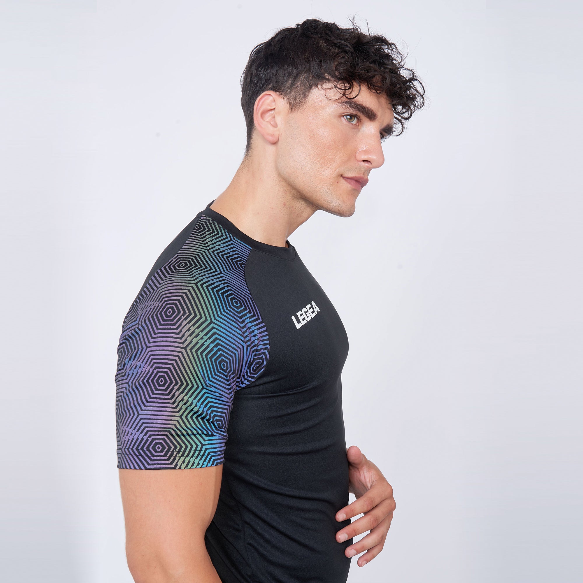 legea-giacarta-maglia-running-manica-corta-nero-m image 3