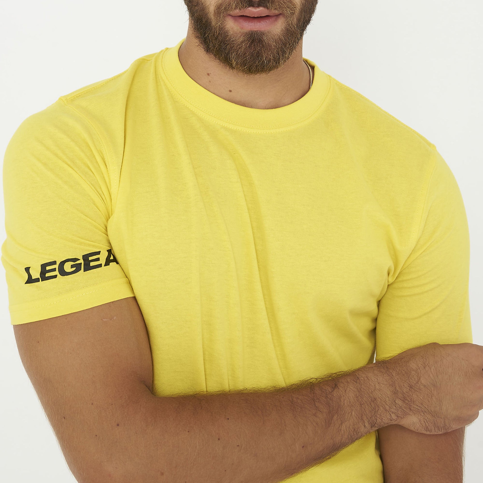 legea-aria-t-shirt-in-cotone-gialla-m image 4