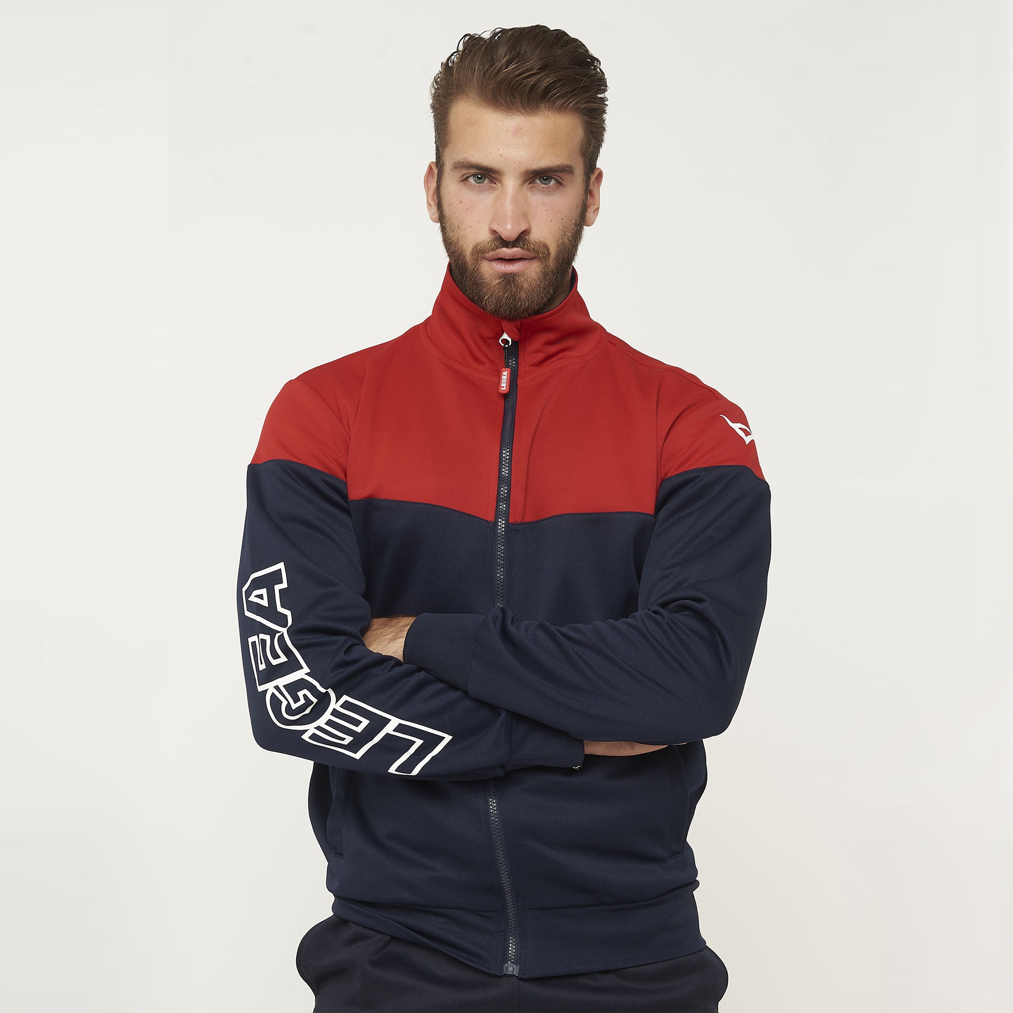 legea-giacca-bicolor-full-zip-ontario-senior-blu-amaranto-2xl image 1