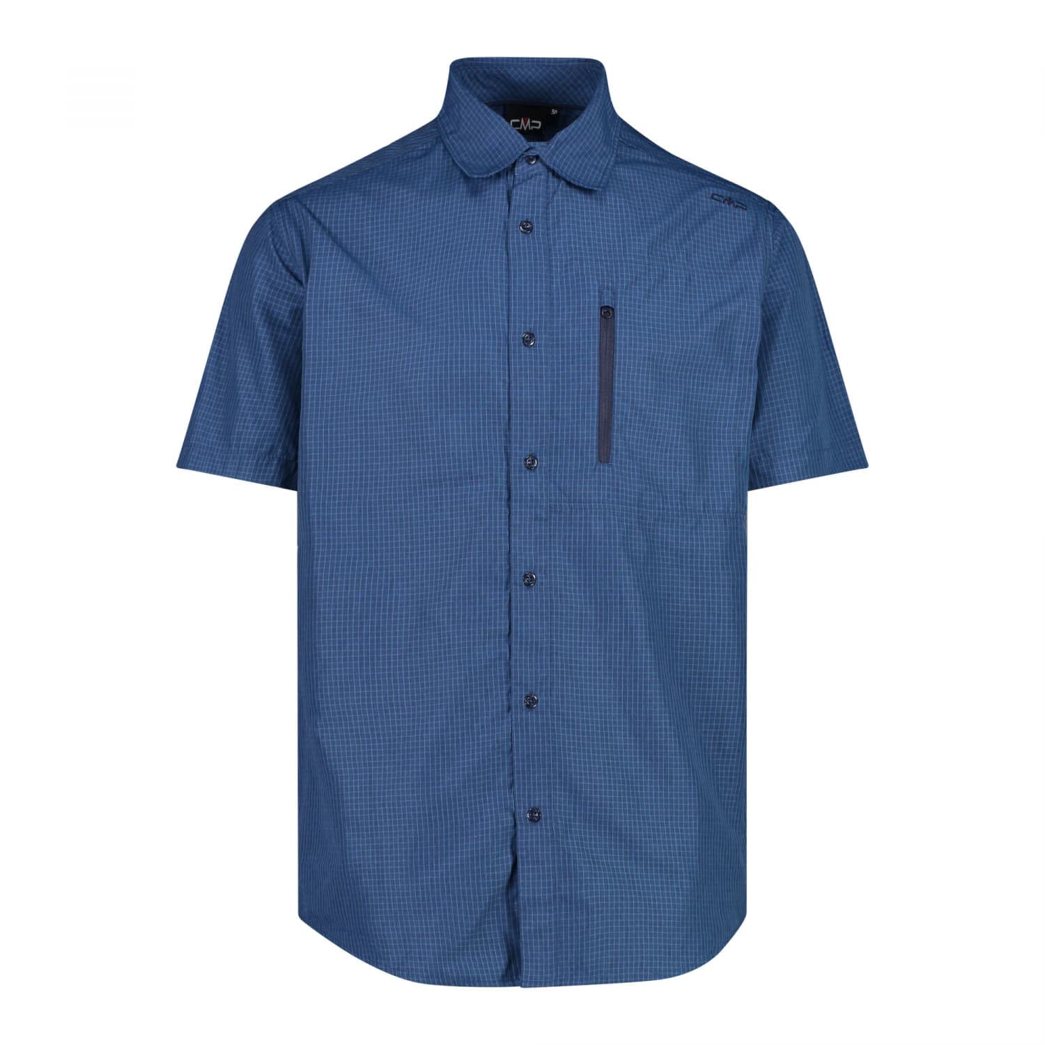 cmp-camicia-elasticizzata-maniche-corte-da-uomo image 1