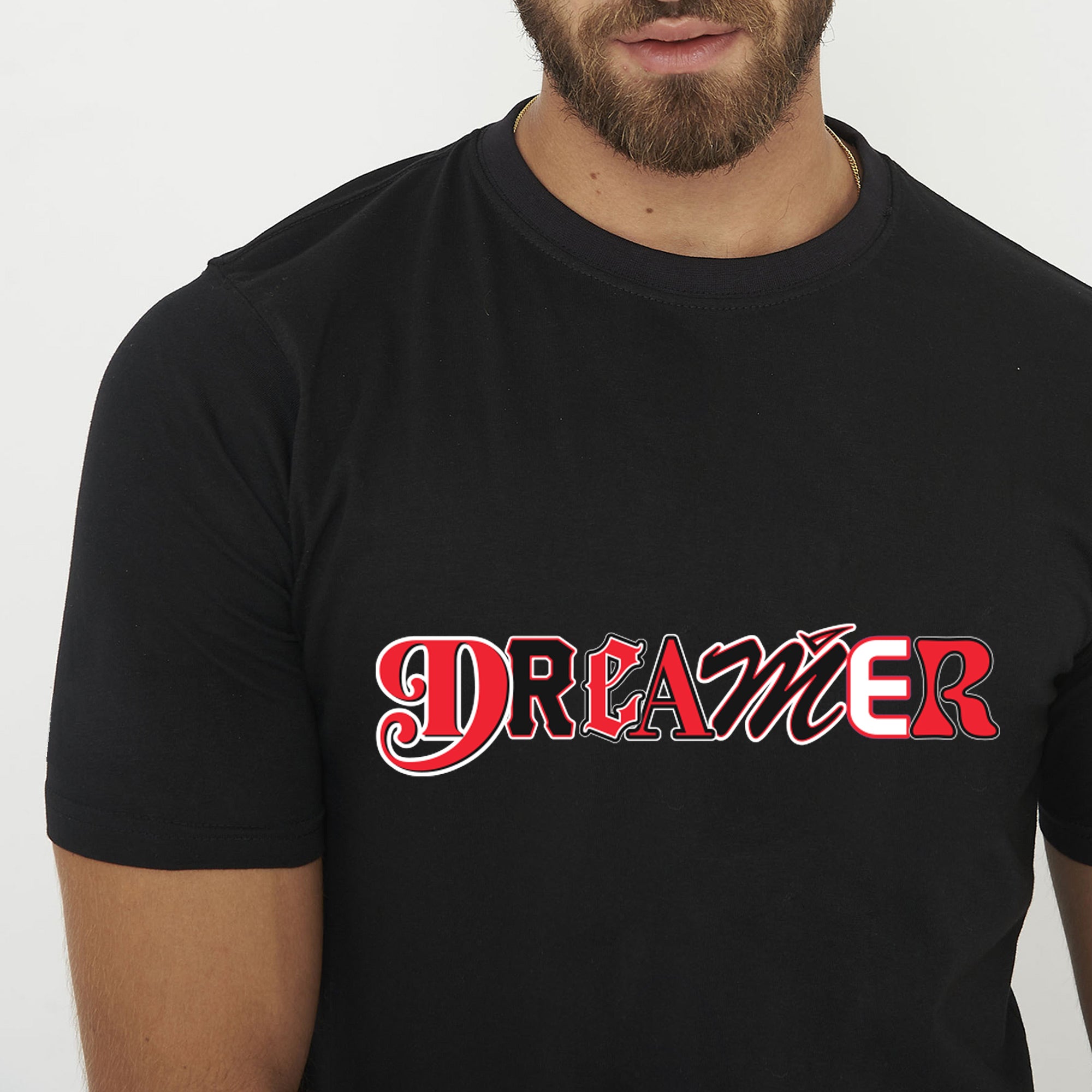 legea-dreamer-t-shirt-cotone-uomo-nera-rossa-l image 3