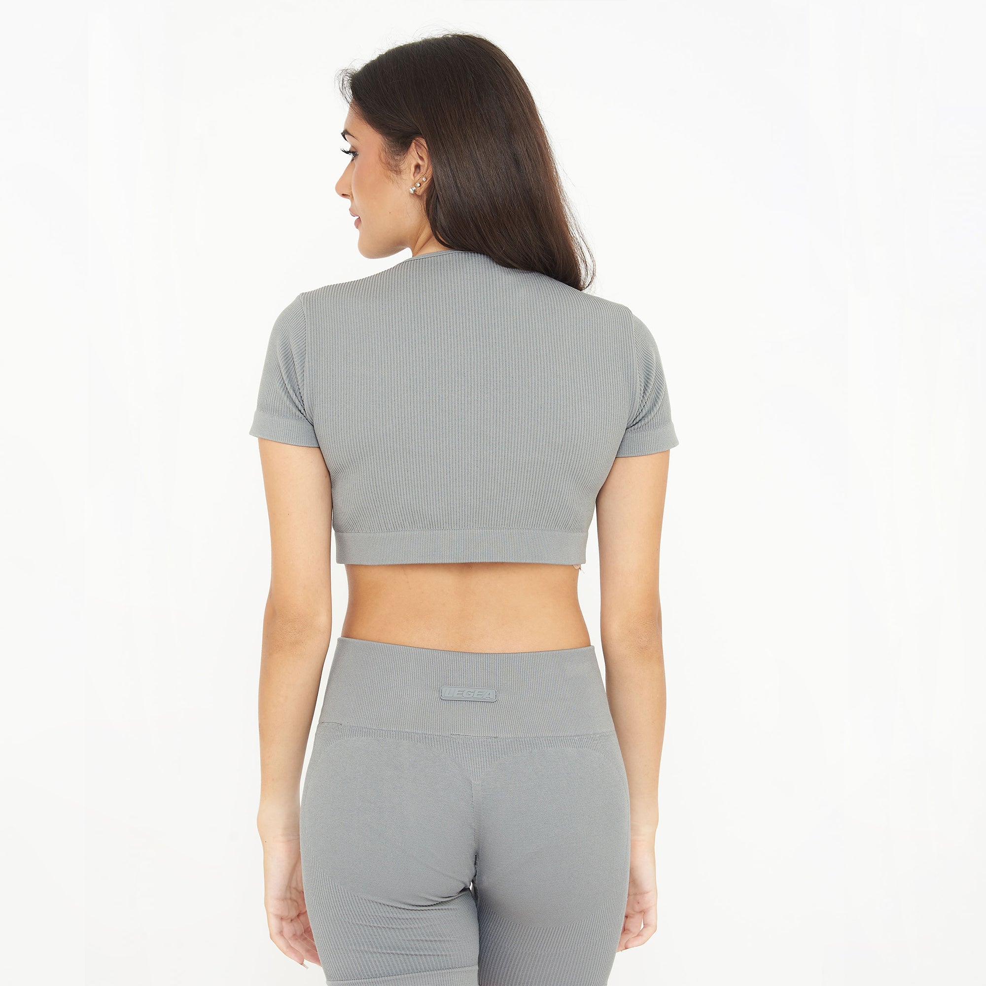 legea-way-maglia-fitness-crop-donna-piombo-s image 2