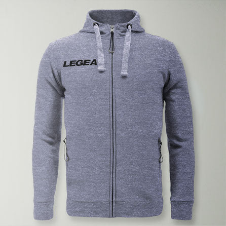 legea-sarajevo-junior-felpa-con-zip-e-cappuccio-grigio-melange-3xs image 1