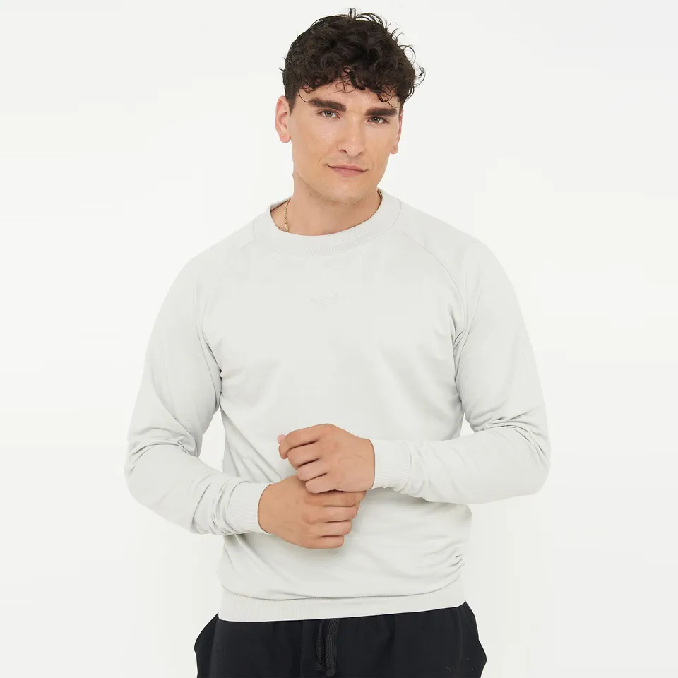 legea-f-gorn-felpa-cotone-girocollo-grigio-chiaro-s image 1