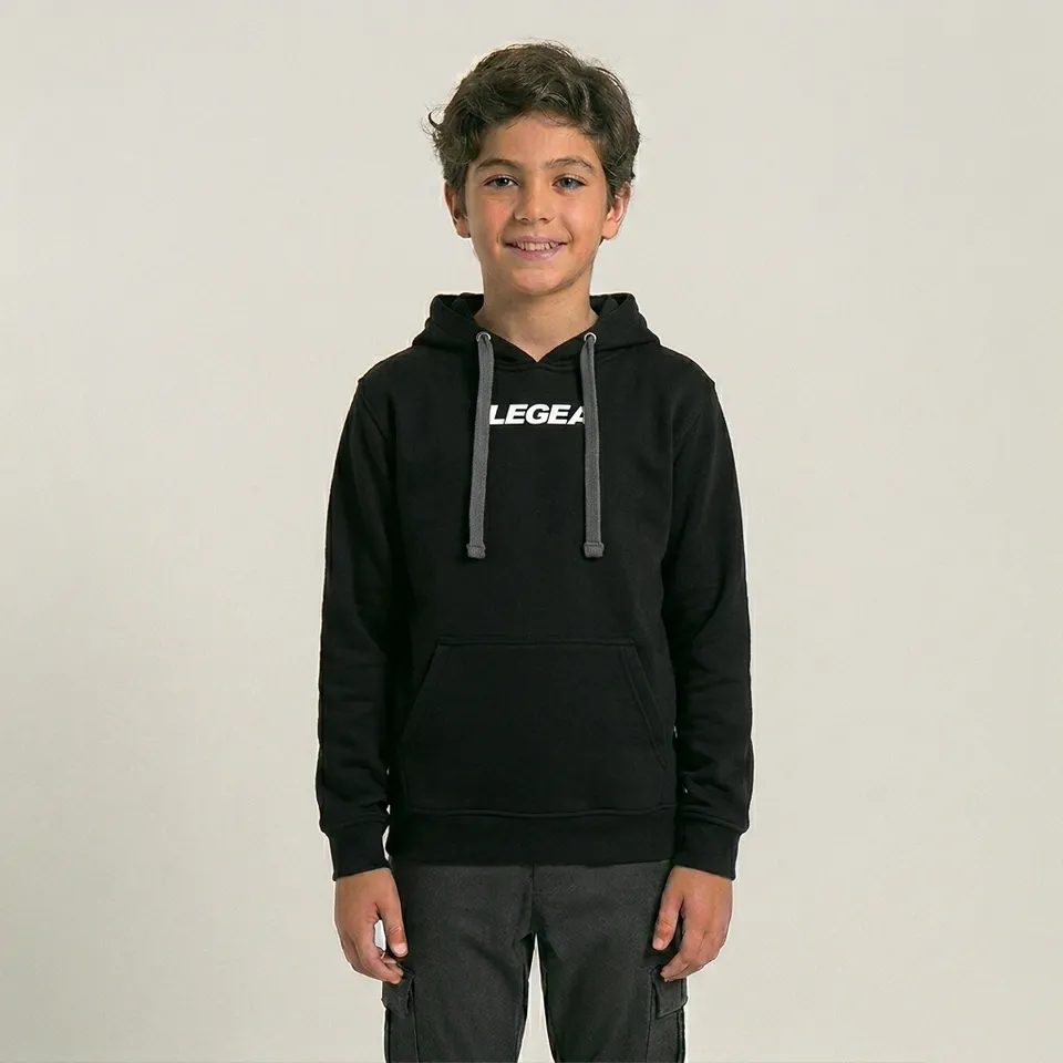 legea-felpa-con-cappuccio-spalato-junior-nero-3xs-taglie-piccole image 1