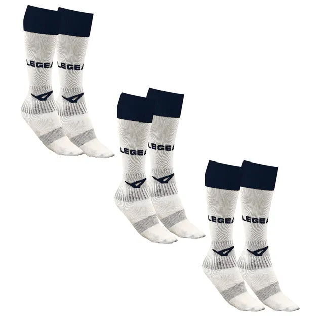 legea-ciclone-calze-calcio-lunghe-pack-3-paia-bianco-nero-taglia-2 image 1