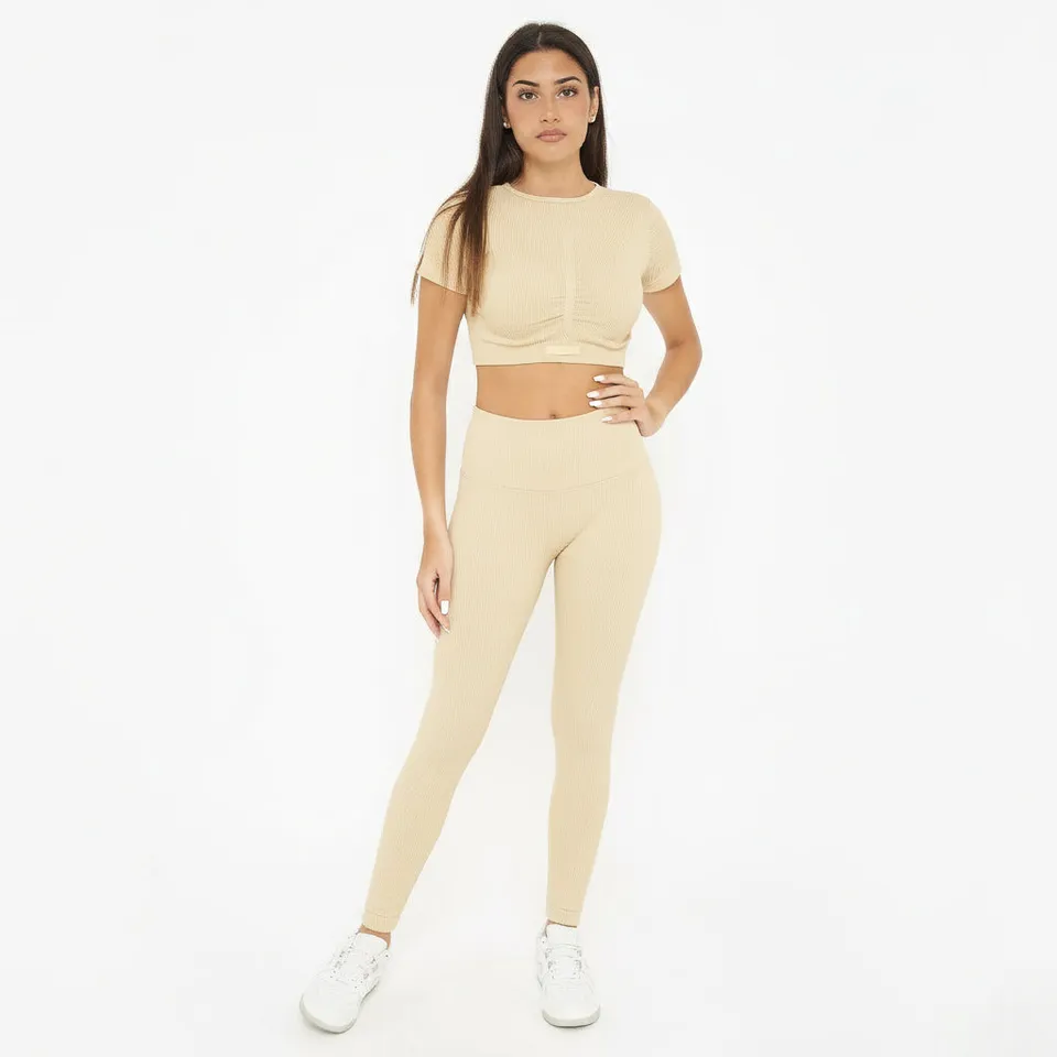 legea-way-burner-completino-da-allenamento-donna-sabbia image 1