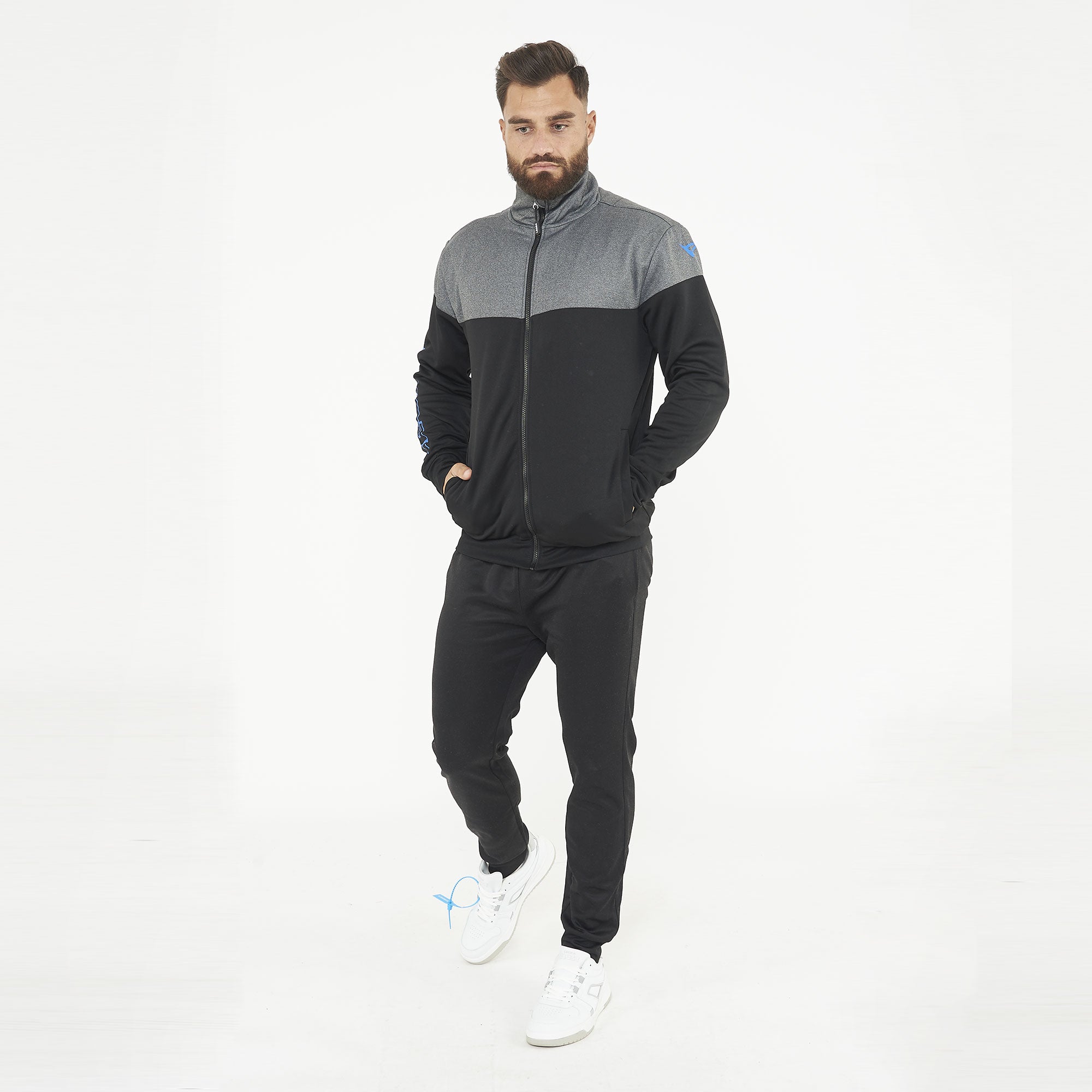 legea-ucla-tuta-sportiva-completa-nero-turchese-xl image 1