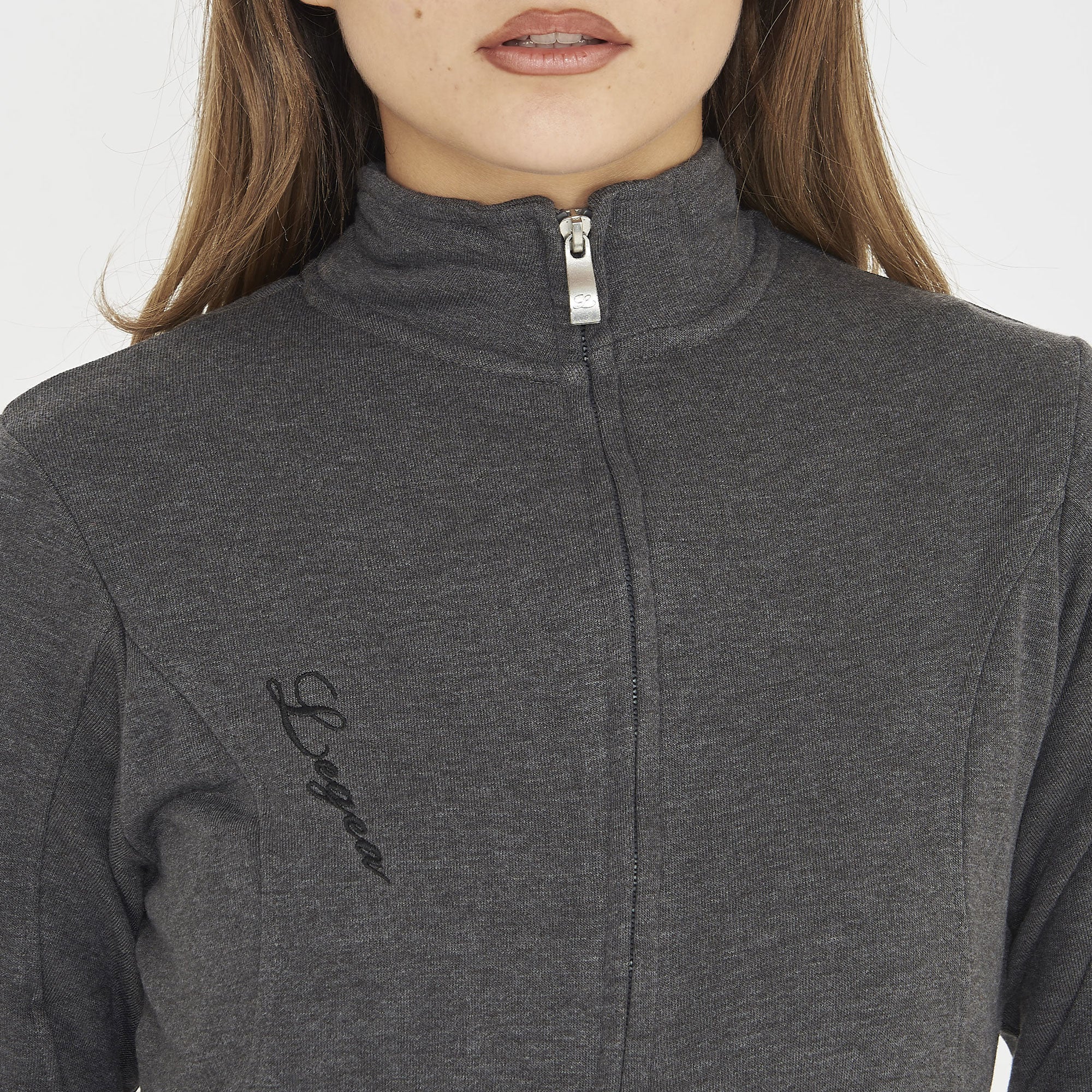 legea-karida-felpa-con-mezza-zip-grigio-melange-m image 6