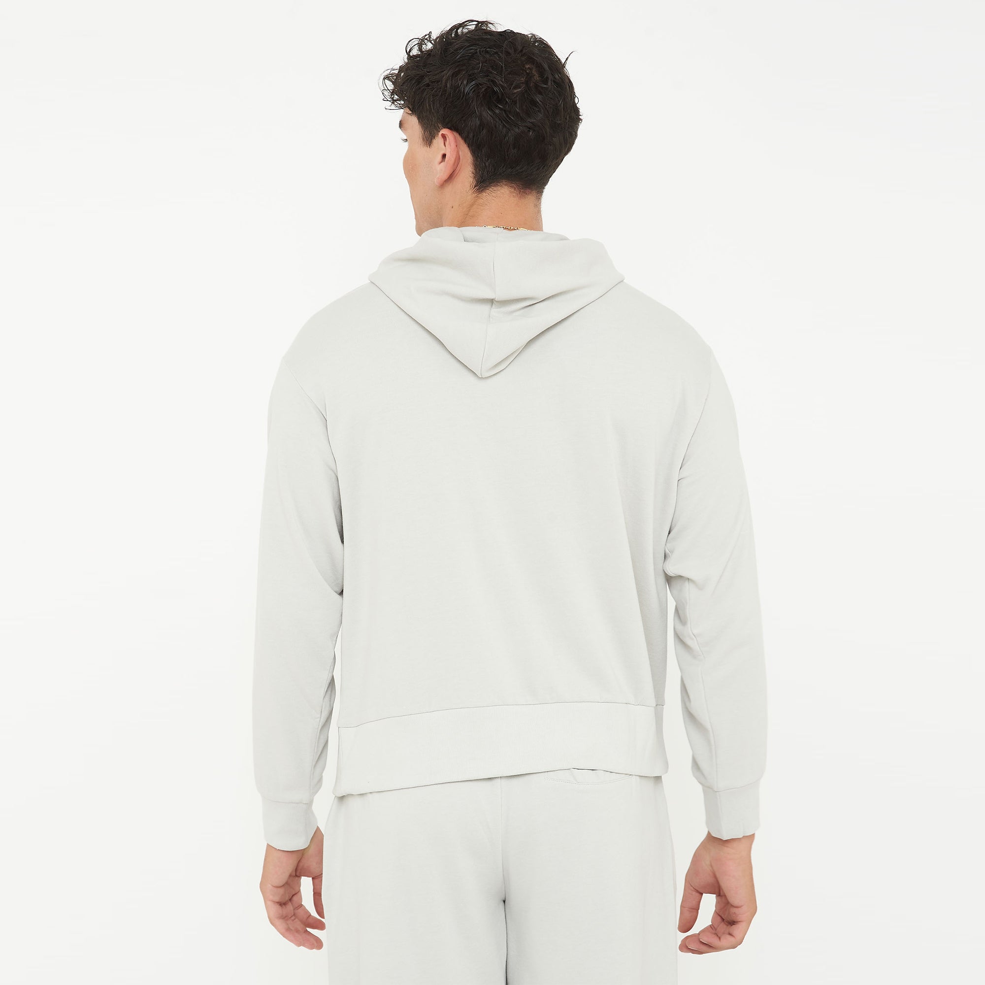 legea-felpa-unisex-f-boxy-con-cappuccio-grigio-chiaro-s image 2