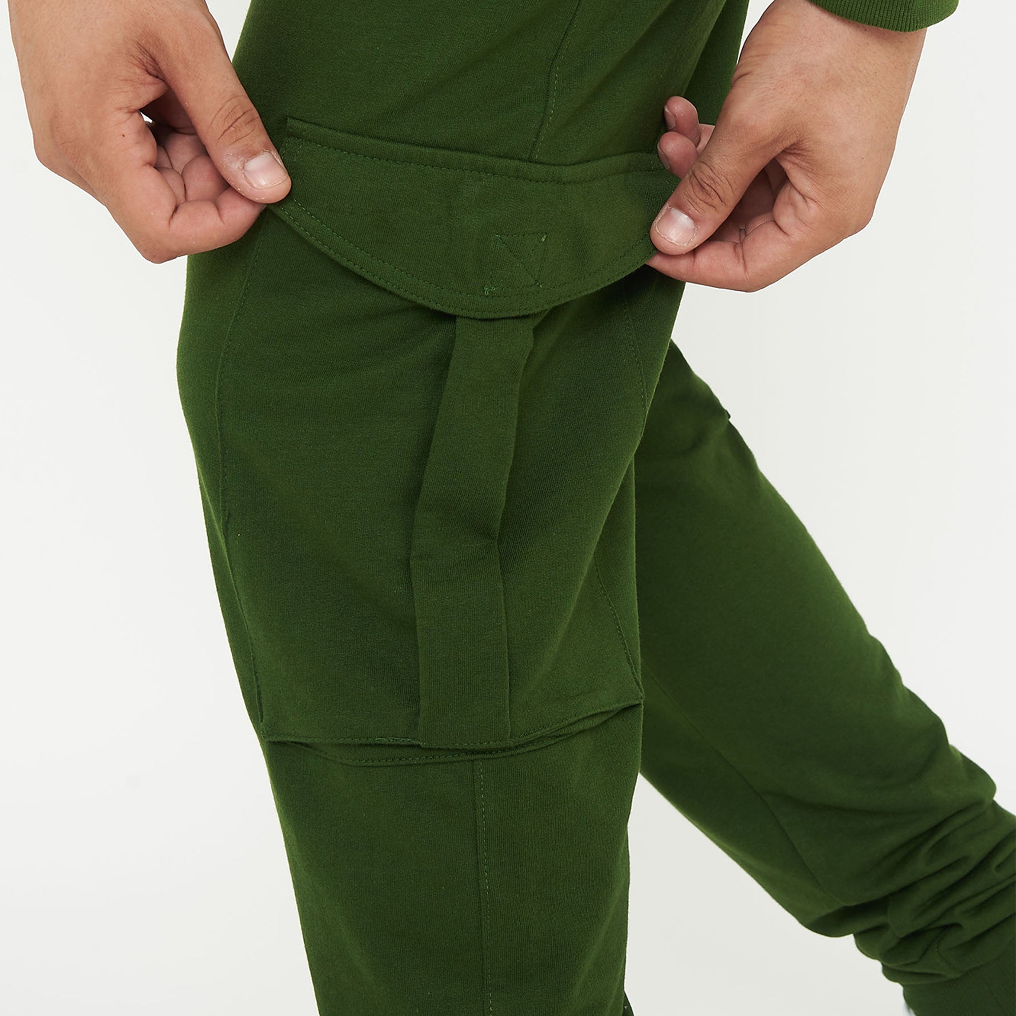 legea-f-cargo-pantaloni-sportivi-cargo-verde-militare-m image 4