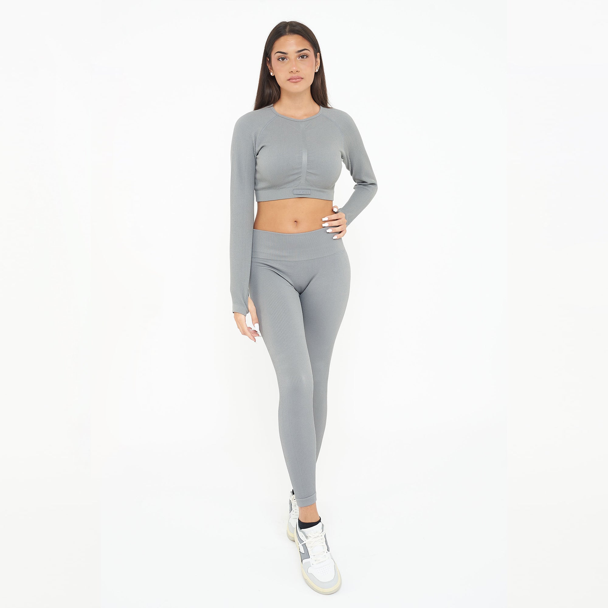 legea-burner-leggings-fitness-vita-alta-piombo-s image 7