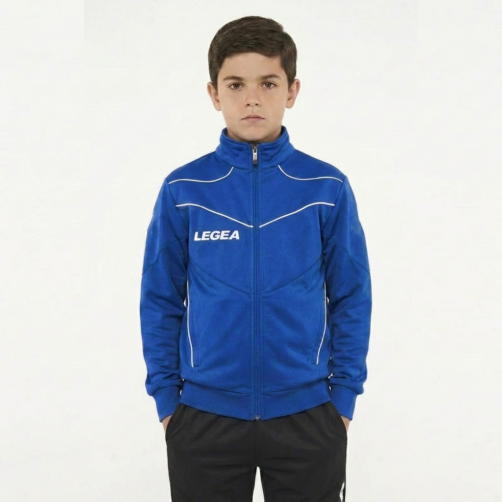 legea-texas-junior-giacca-sportiva-con-zip-azzurro-3xs image 1