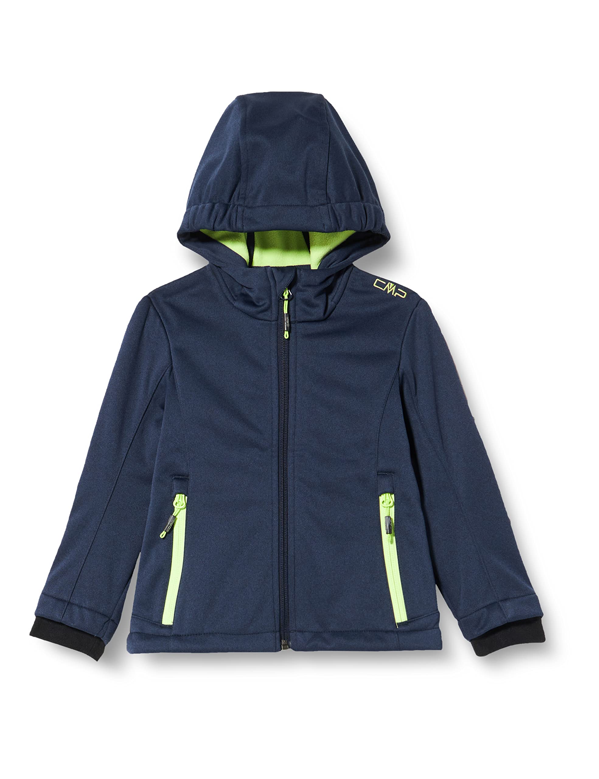 cmp-giacca-in-softshell-melange-bambini-con-cappuccio-fisso image 3